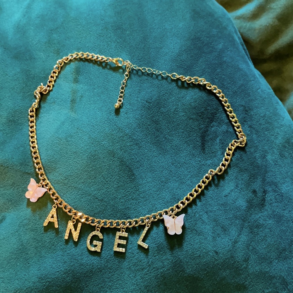 Gold chain choker